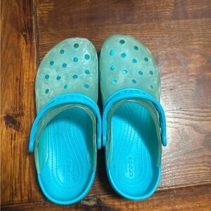 Translucent Blue crocs